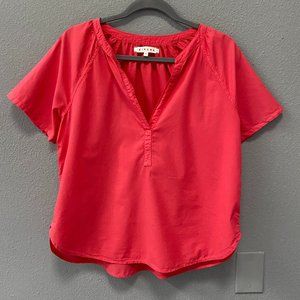 XIRENA Pullover Blouse Coral